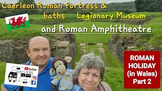 305 Caerleon Castle Roman Fortress and Baths Legionary Museum and Roman Amphitheatre Wales [upl. by Sotos]