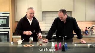 How to make a frappé coffee using an aerolatte milk frother [upl. by Sigmund]