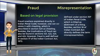 What is Difference Between Fraud amp Misrepresentation [upl. by Rea]