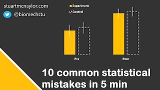 Ten Statistical Mistakes in 5 Min [upl. by Merilyn997]