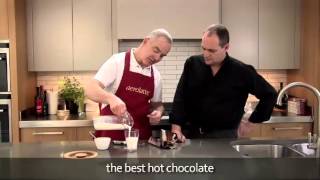 How to make a hot chocolate using an aerolatte milk frother [upl. by Canotas963]